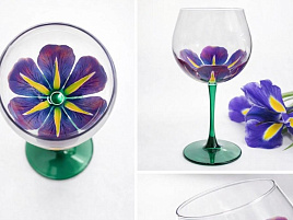 Бокал для вина 306-Н9Д Бутон. Ирис 650мл 1шт