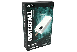 Аккумулятор внешний WATERFALL  PF_D0176 30000mAh LED дисплей