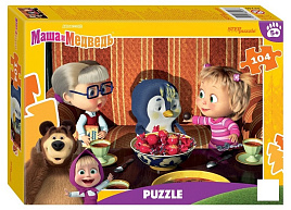 Пазл 104эл. Маша и Медведь 82246