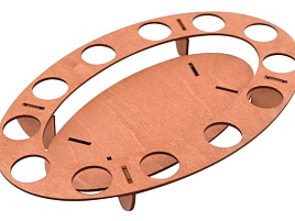 Блюдо для яиц Пасхальное МБ18-251 30*18,5см