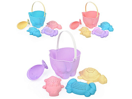 Песочный набор №8 НПА08 Ведро+ формочки