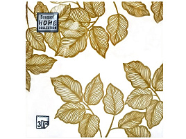 Салфетки 33*33 3-сл 20шт Home Collection Classic Золотая осень