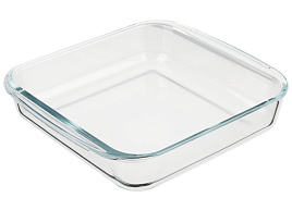 Форма для запекания стекло  24,5*21,9*5,1см 1,8л 825-017/2380 SATOSHI
