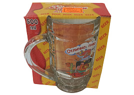 Кружка для пива 1143/1 Приколы в/уп