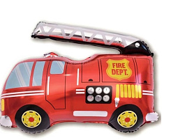 Шар надувной фольгированный Пожарная машина 359-0127