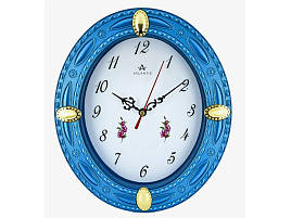 Часы настенные Atlantis 26*22 690 голубые