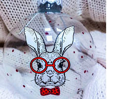 Шар 65 Ученый кролик 1 КР-65-224009