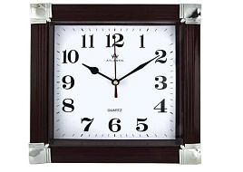 Часы настенные Atlantis 23*23 696 коричневые