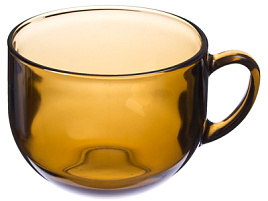 Бульонница стекло 670мл 62043 Дымчатая