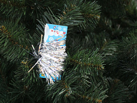 Дождик ДГ203 1м серебро