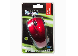 Мышь SMARTBUY SBM-325-R 325, USB, красный, 2btn+Roll