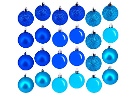 Набор шаров 5см FG240517132M синий/голубой 12шт