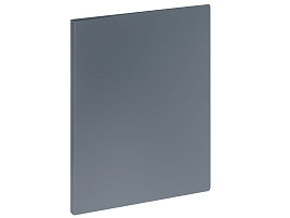 Папка 40 вкл. СТАММ ММ-30662 А4, 21мм, 500мкм, пластик, серая