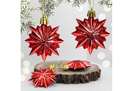 Фигурка Звезда 916-1910 красная 1шт