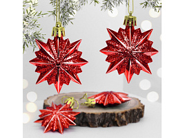 Фигурка Звезда 916-1910 красная 1шт