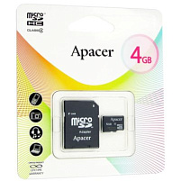 Карта памяти micro SDHC 8Gb Apacer 1SDадаптер класс10