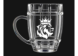 Кружка для пива 3226/1-Г Король Лев 500мл
