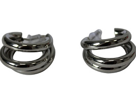 Серьги Кольца дутые №11