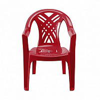 Кресло пластик Престиж-2 вишневое 6458