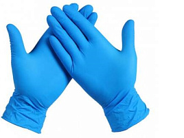 Перчатки резиновые латекс 25пар Gloves прочные M High Risk 0735/0238
