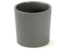 Кашпо цветочное 3,9л Genius 79505/5052 серое с поддоном