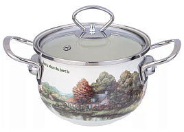 Кастрюля эмаль 1,5л 943-065/0651 Femily Hause