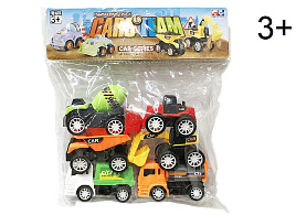 Набор инерционных Машин FL199 строительная техника 6шт