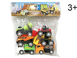 Набор инерционных Машин FL199 строительная техника 6шт