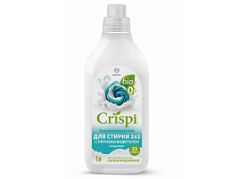 Стиральный порошок жидкий Грасс Crispi 1л.Гель концентрат 2в1 Пятновыводитель