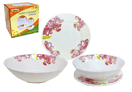 Сервиз столовый 19пр. YF16026/19CS/0103  Орхидея