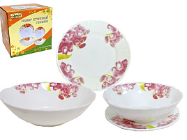 Сервиз столовый 19пр. YF16026/19CS/0103  Орхидея