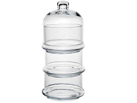 Набор емкостей стекло 96815 с крышкой 505мл 3шт 8755