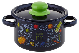 Кастрюля эмаль 1,5л 1с15с/1 Healthy food