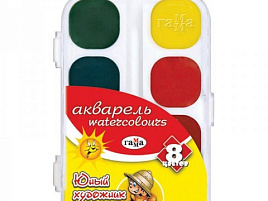 Краски 8цв. Гамма 212069 Юный Художник п/к б/к