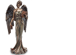 Статуэтка ИА-14 Ангел в платье черный средний