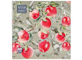 Салфетки 33*33 3-сл 20шт Home Collection Classic Райские яблочки