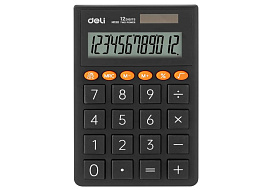 Калькулятор Deli EM130D-GREY темно-серый 12-разр.