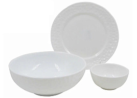 Сервиз столовый 18пр 18PC BYHW WHITE
