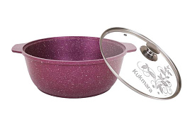Жаровня 3л KukramaTrendy style ж31tsm/0274 mystery стекл.крышка