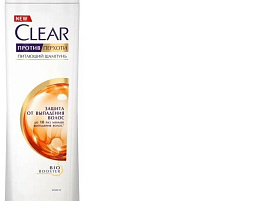 Шампунь Clear против перхоти 400мл.Защита от выпадения волос 5768