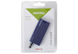 Разветвитель SMARTBUY SBHA-6810-B USB 2.0 хаб 4 порта