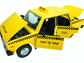 Машина металлическая 2209А ВАЗ 2107 Такси