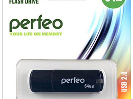 Флеш-драйв Perfeo USB 64Gb C05 черный