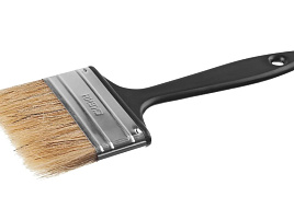 Кисть плоская натуральная щетина 75мм 01008-075/4959