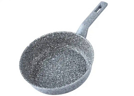 Сковорода Rashel 28см R-10728 гранитно-каменный серый, индукция