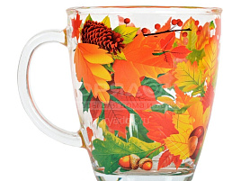 Кружка стекло 350мл 2025-Д Вальс Бостон