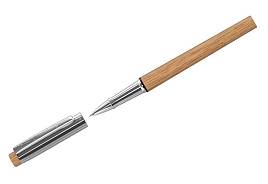 Ручка BERLINGO CPs_07505 гелевая "Nature" черная, 0,5мм, бук
