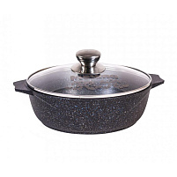 Жаровня 5л с/кр МЕЧТА Гранит серый 35803/1935