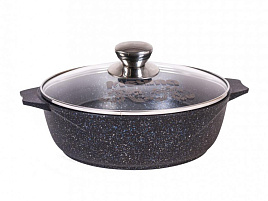 Жаровня 5л с/кр МЕЧТА Гранит серый 35803/1935