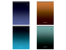 Блокнот 40л. BG Б5гр40 06171 "Моноколор. Баланс", А5 на гребне